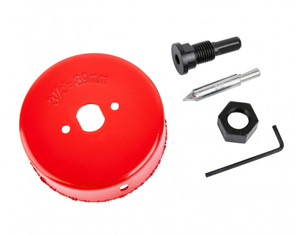 Коронка в сборе 89мм WC Elitech 1820.170400