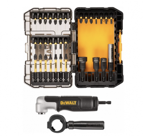 Набор бит и торцевых головок DEWALT McLaren Limited Edition DT70782, с торсионным адаптером, 33 шт., в кейсе (DT70782-QZ)