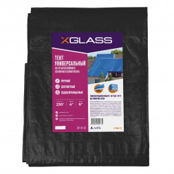 Тент полиэтиленовый Xglass 230, 4х6 м, 230 гр/м2