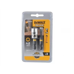 Биты DEWALT DT70535T, FLEXTORQ PZ2 50 мм, c магнитным держателем MAGNETIC SCREW LOCK