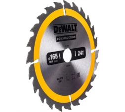 Диск пильный по дереву DEWALT CONSTRUCTION DT1934-QZ, 165х20х1.2 мм 