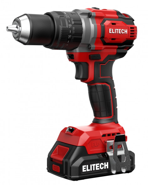 Дрель-шуруповерт аккумуляторная Elitech ДА 20УБЛ2 (E2201.047.02) 