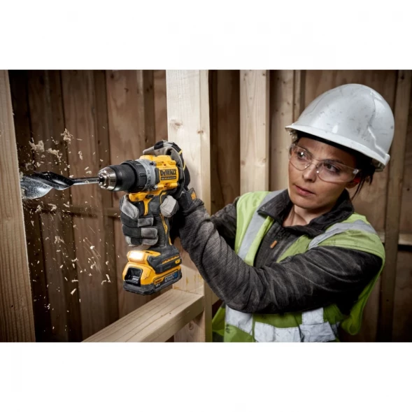  Дрель-шуруповерт аккумуляторная DEWALT DCD800H2T, 18 В, 2000 об/мин, с 2 АКБ 5 Ач и ЗУ, в кейсе TSTAK (DCD800H2T-QW)