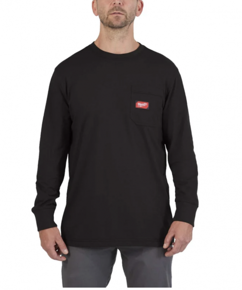 Лонгслив Milwaukee WORK-XL, черный