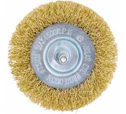 Щетка плоская для дрели (75 мм; волнистая 0.35 мм) Elitech 1820.076700