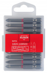 Бита PZ1, 50 мм, 10 шт Elitech 1820.148500