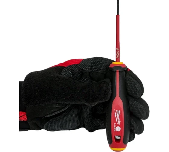 Отвертка трехгранная Milwaukee изолированная VDE SL 0.4x2.5x75