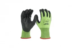 Сигнальные перчатки Milwaukee с уровнем сопротивления порезам 5, размер L/9