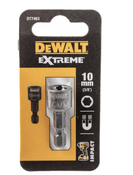 Насадка шестигранная компактная 10 мм DEWALT DT7463-QZ