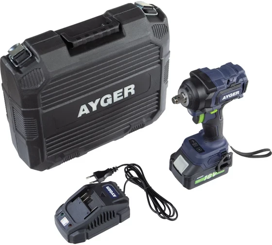 Гайковерт аккумуляторный бесщеточный AYGER APW18/550
