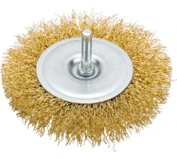 Щетка плоская для дрели (100 мм; волнистая 0.35 мм) Elitech 1820.076800