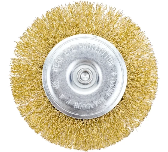 Щетка плоская для дрели (100 мм; волнистая 0.35 мм) Elitech 1820.076800