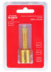 Коронка алмазная (10 мм; М14) ELITECH 1820.121000