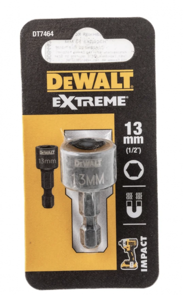 Насадка шестигранная компактная 13 мм DEWALT DT7464-QZ