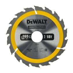 Диск пильный по дереву DEWALT CONSTRUCTION DT1936, 165х30х1.5 мм 