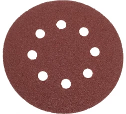 Круг шлифовальный на липучке (5 шт; 125 мм; P40; 8 отверстий) Elitech 1820.038000