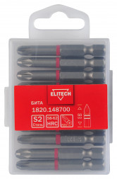 Бита PZ3, 50 мм, 10 шт Elitech 1820.148700