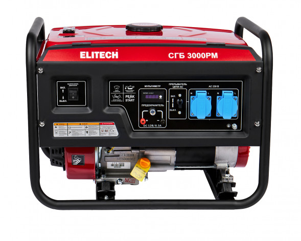Генератор бензиновый Elitech СГБ 3000РМ