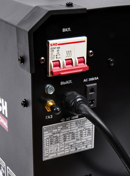 Инверторный сварочный аппарат Elitech HD WM 300 SYN LCD Pulse 