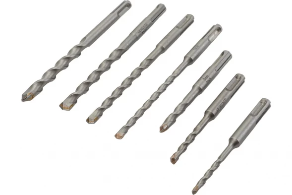 Набор буров SDS+ CONTRACTOR 7 шт, 5/6/8х110 мм, 6/8/10/12х160 мм 