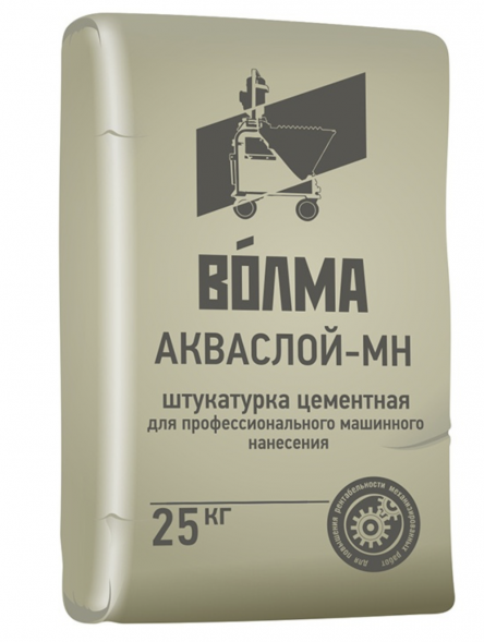 Штукатурка цементная Волма Акваслой МН, 25 кг