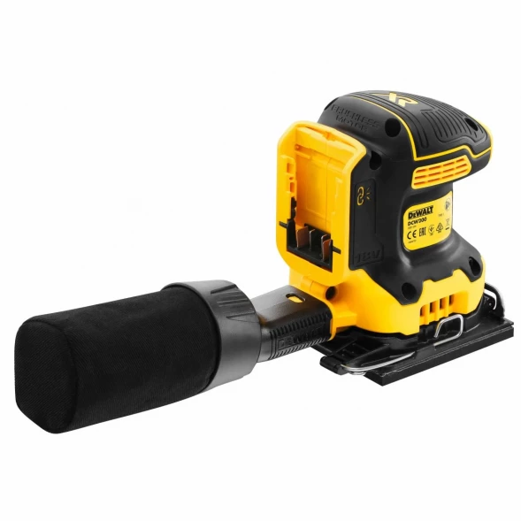   Вибрационная плоскошлифовальная машина аккумуляторная DEWALT DCW200N, 18 В, 13500 кол/мин, без АКБ и ЗУ (DCW200N-XJ)
