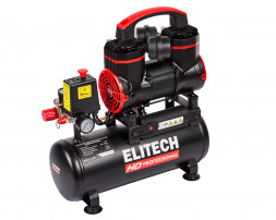 Компрессор безмасляный малошумный Elitech ACF 200-8S 