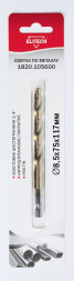 Сверло по металлу (8.5х75х117 мм; HSS-TIN; HEX1/4) ELITECH 1820.105600