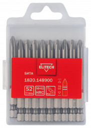 Бита PH2, 70 мм, 10 шт Elitech 1820.148900
