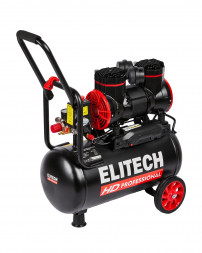 Компрессор безмасляный малошумный Elitech ACF 300-24S 