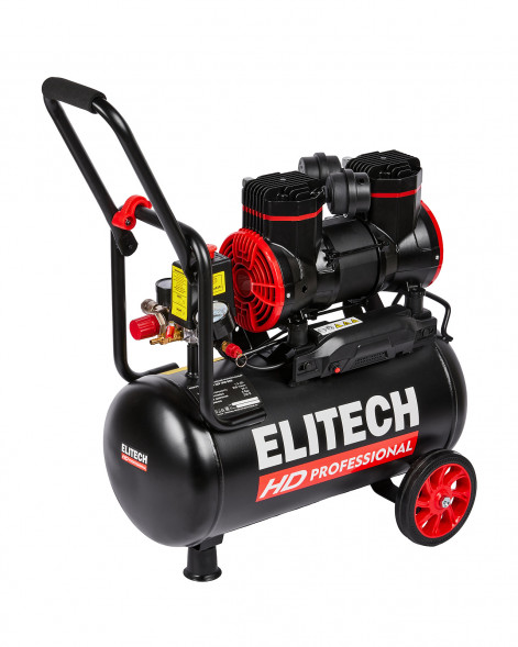 Компрессор безмасляный малошумный Elitech ACF 300-24S 