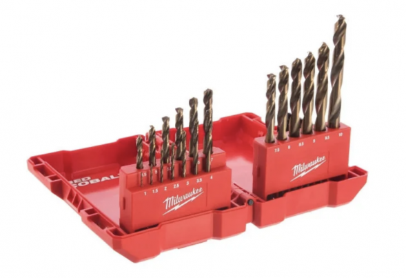 Сверла по металлу Milwaukee HSS-Co набор 19 шт (1-10мм) GEN III 