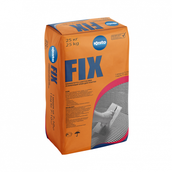 Плиточныей клей для влажных помещений Fix Kesto 
