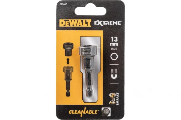 Насадка шестигранная очищаемая 13 мм DEWALT DT7467-QZ