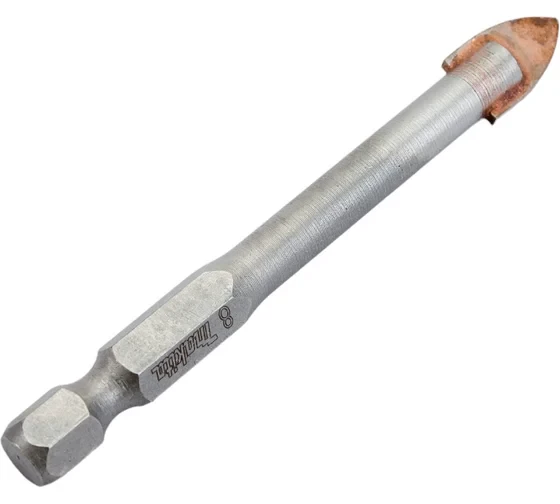 Сверло по стеклу для дрелей Makita D-15970, 1/4&amp;quot;, 8х70мм 