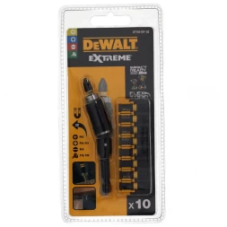 Биты DEWALT DT70518T PH2,PZ2,PZ3,T15,T30,SL6, 25 мм, шестигранный (HEX), 10 шт. 