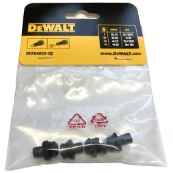 Набор носиков для заклепочного пистолета DEWALT DCFA4032, для DCF403, 2.4/3.2/4/4.8 мм, 4 шт.