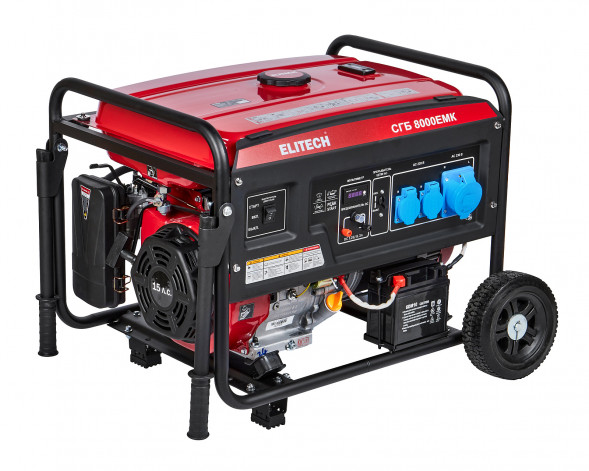 Генератор бензиновый Elitech СГБ 8000ЕМК