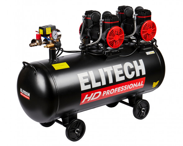 Компрессор безмасляный малошумный Elitech ACF 500-120S