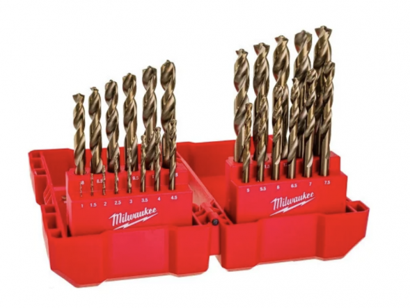Сверла по металлу Milwaukee HSS-Co набор 25 шт (1-13мм) GEN III