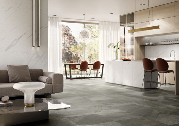 Керамогранит STATUARIO белый 80x80 см