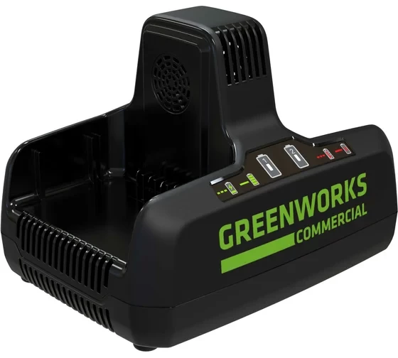 Зарядное устройство на 2 слота Greenworks G82C2 82V