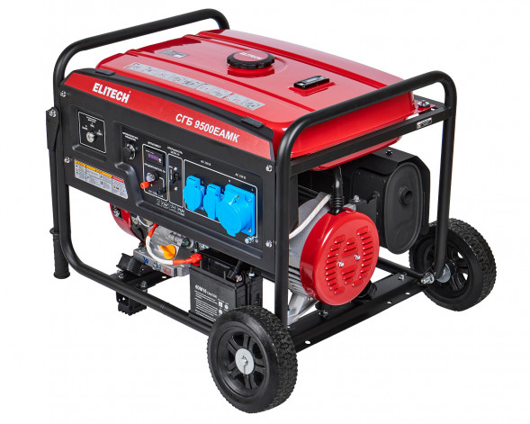 Генератор бензиновый Elitech СГБ 9500ЕАМК 