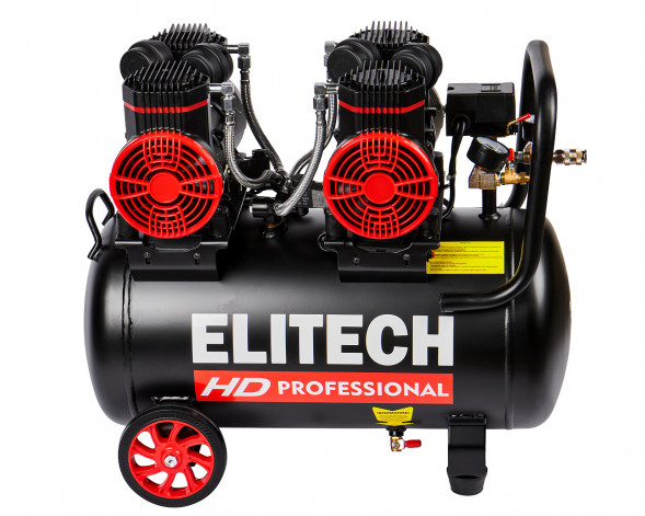 Компрессор безмасляный малошумный Elitech ACF 500-50S