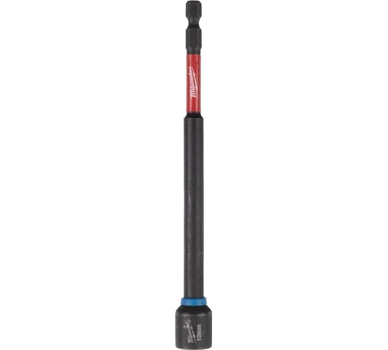 Насадка магнитная торцевая Milwaukee SHOCKWAVE 1/4&amp;quot;Hex, 10х150 мм 