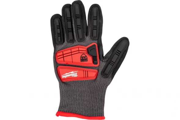 Перчатки с защитой от удара и сопротивлением порезам Milwaukee уровень 5, размер 8/M