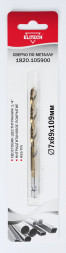 Сверло по металлу (7х69х109 мм; HSS-TIN; HEX1/4) ELITECH 1820.105900