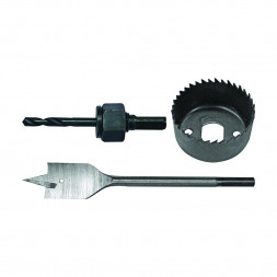 Набор для врезки дверных защелок Biber 75712 (3 предмета)