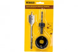 Набор для врезки дверных защелок Biber 75712 (3 предмета)