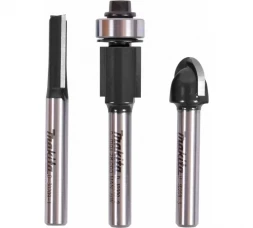 Набор фрез 3 шт. хвостовик 6 мм Makita D-70459